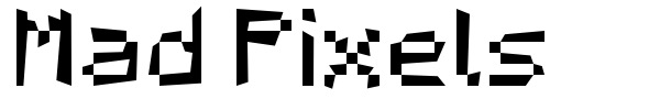 Mad Pixels font preview